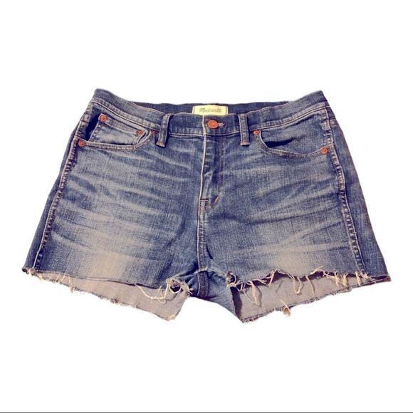 Madewell Cut Off Denim Shorts 30 - Picture 1 of 5
